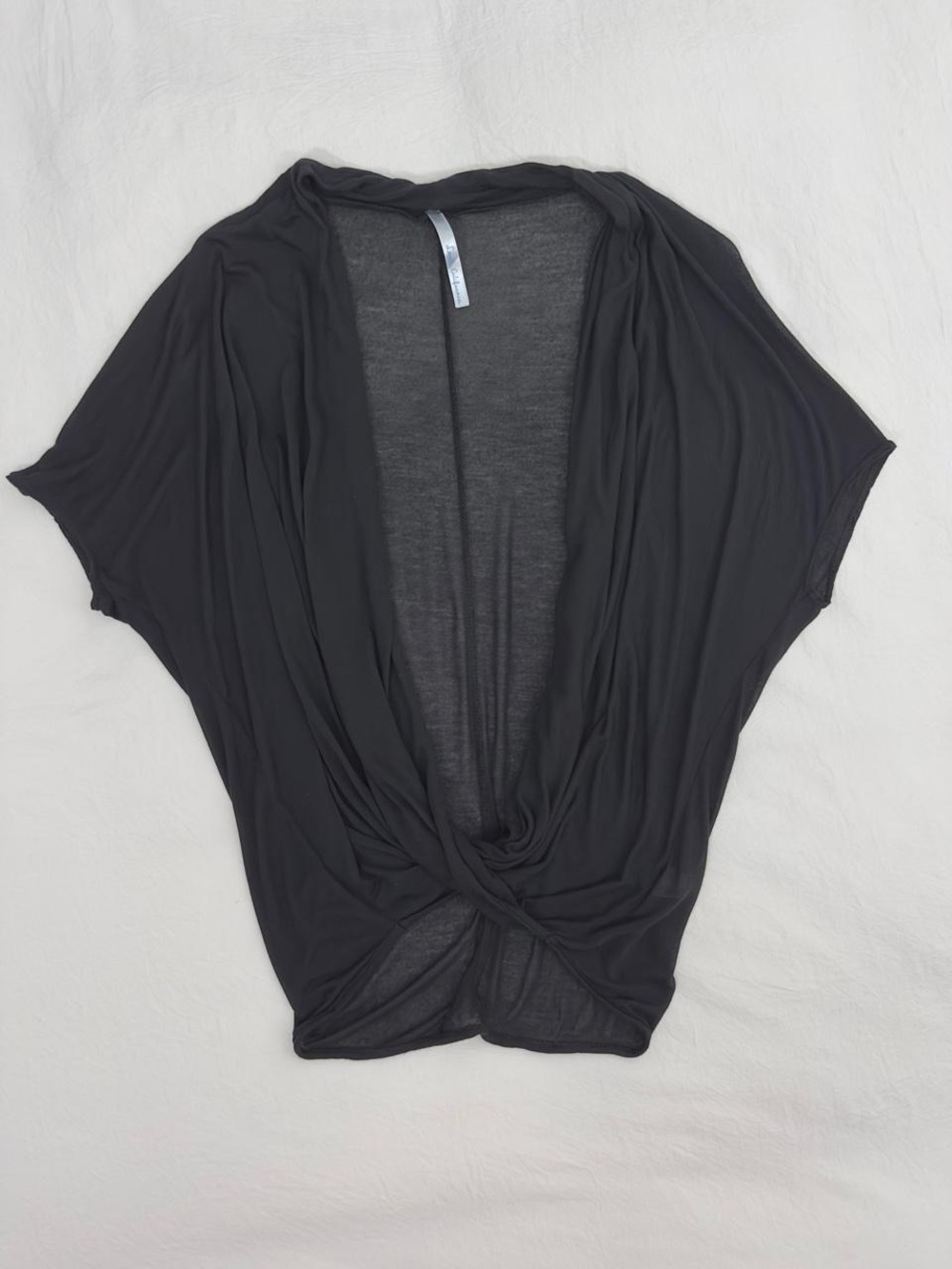 Open Front Drapey Tee - Picture 8 of 8